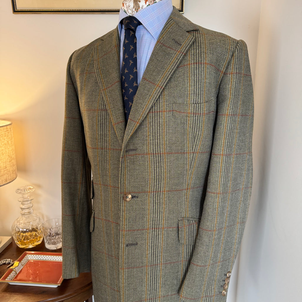 Couch & Hoskin Savile Row Bespoke Russell Tweed Sports Jacket 44”L