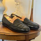 Cole Haan 1980’s Low Vamp Black Leather Penny Loafers 11uk