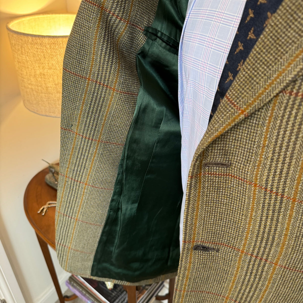 Couch & Hoskin Savile Row Bespoke Russell Tweed Sports Jacket 44”L