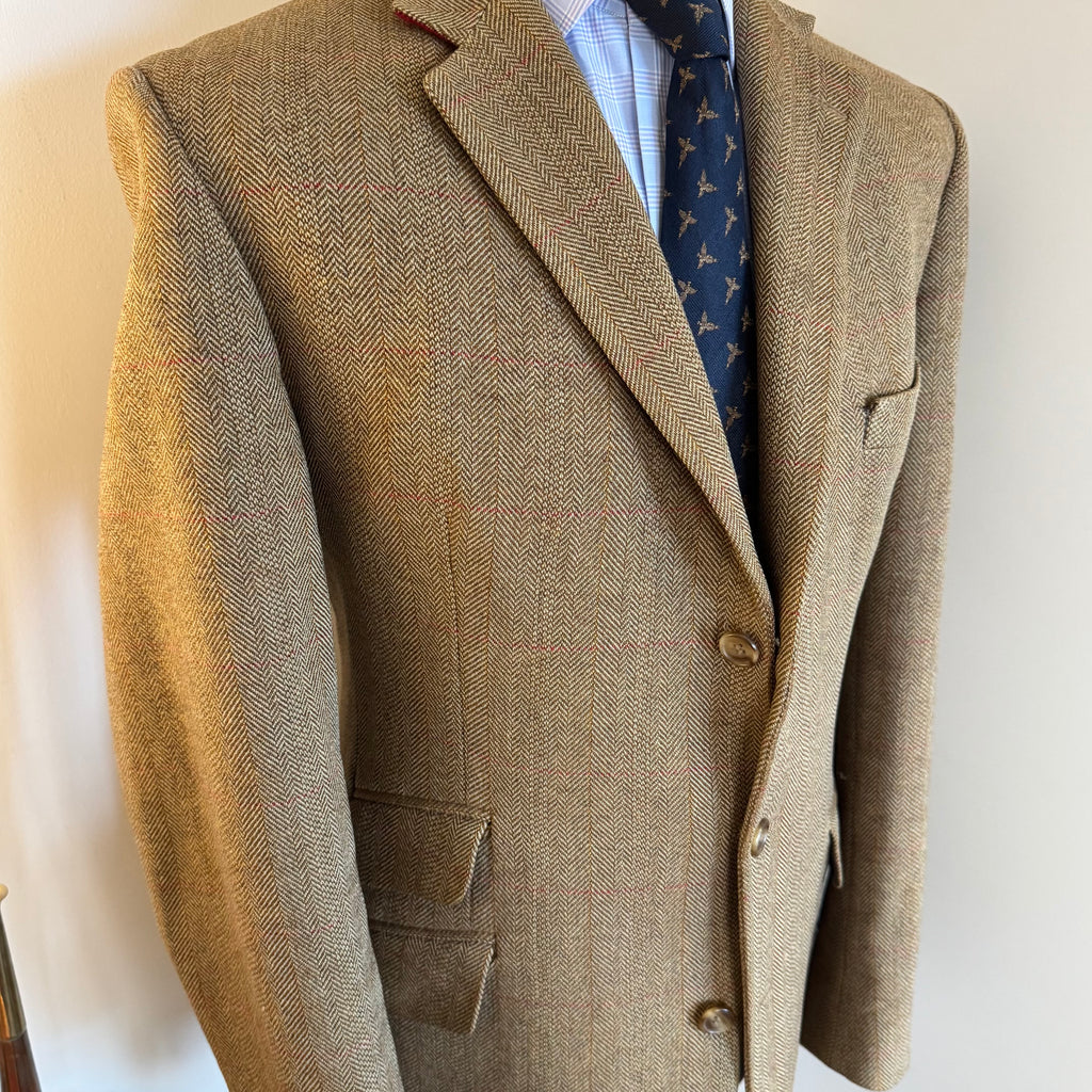 Cordings of Piccadilly Barleycorn Tweed Sports Jacket 42”R