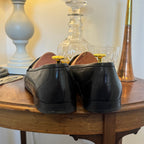 Cole Haan 1980’s Low Vamp Black Leather Penny Loafers 11uk