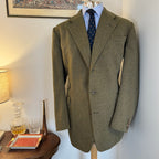 Wells Savile Row Bespoke Tweed Suit 44"L 40"L