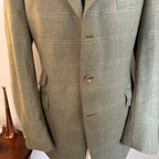 Ede & Ravenscroft Tattersall Windowpane Tweed Sports Jacket 42”L
