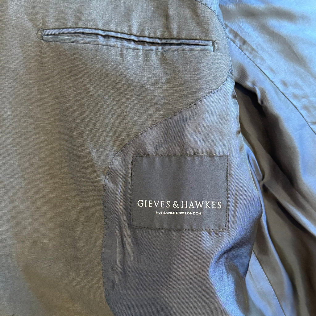 Gieves & Hawkes Linen suit 44”R 36"R
