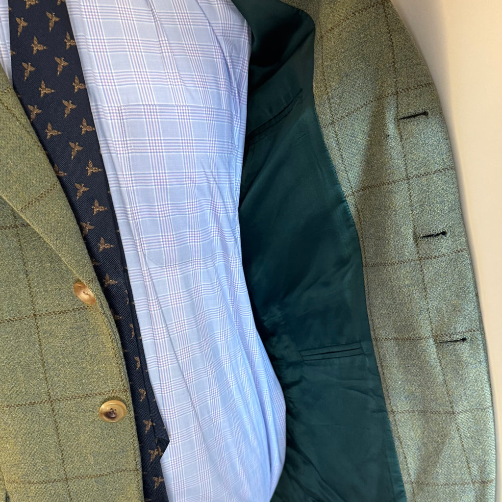 Pakeman Catto & Carter Lovat Windowpane Tweed Sports Jacket 42”R