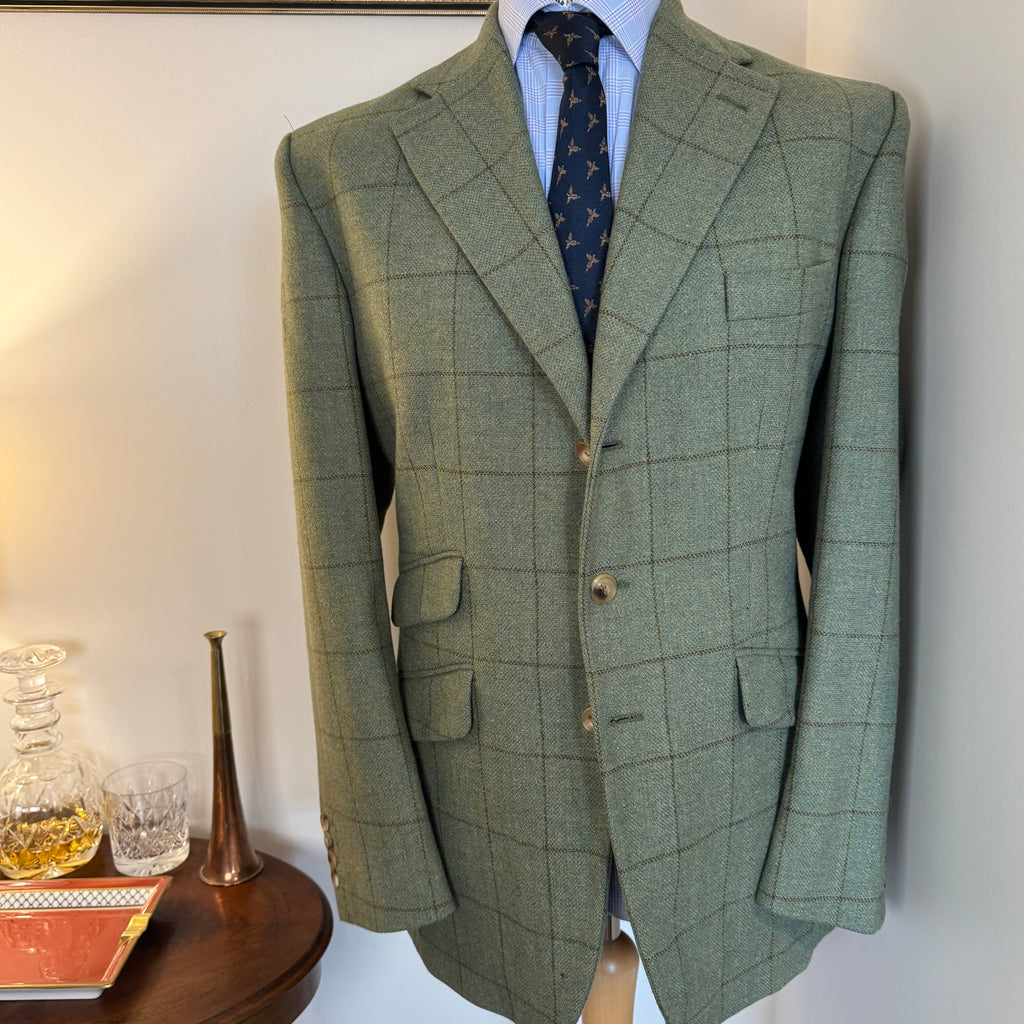 Pakeman Catto & Carter Lovat Windowpane Tweed Sports Jacket 42”R