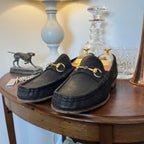 Gucci 1953 Horsebit Loafers Dark Brown Rough Suede 6uk