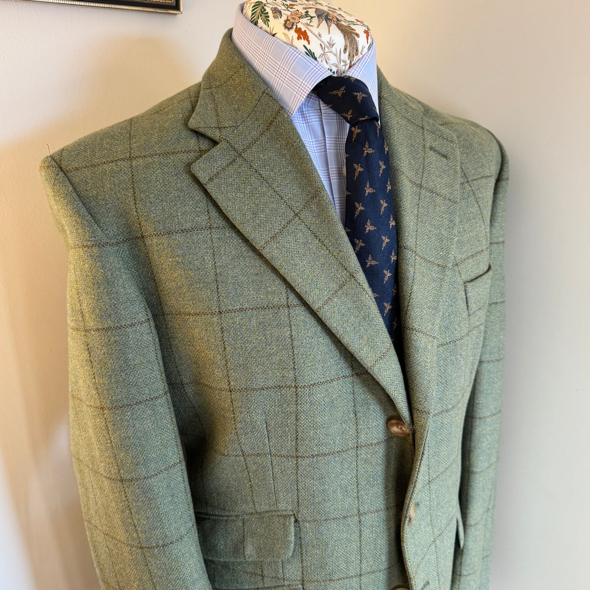 Pakeman Catto & Carter Lovat Windowpane Tweed Sports Jacket 42”R