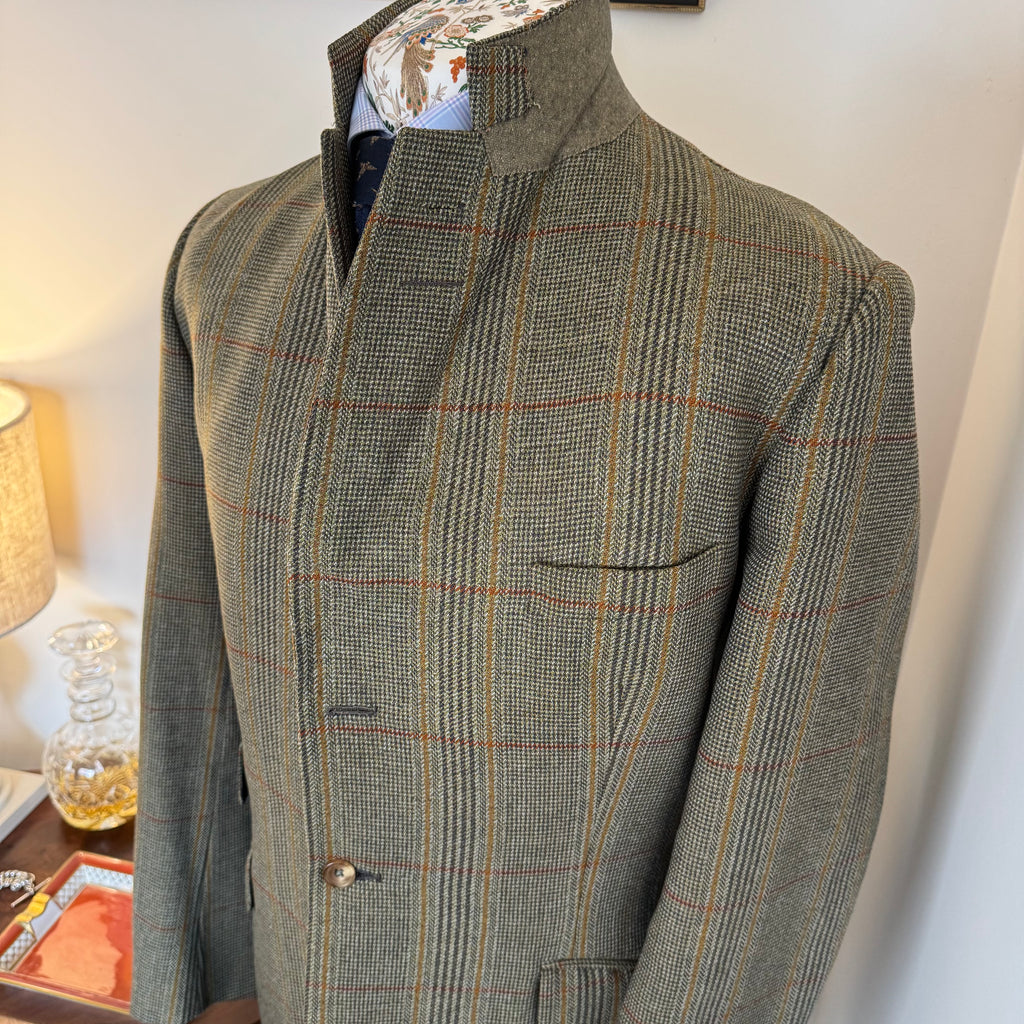 Couch & Hoskin Savile Row Bespoke Russell Tweed Sports Jacket 44”L