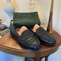 Cole Haan 1980’s Low Vamp Black Leather Penny Loafers 11uk