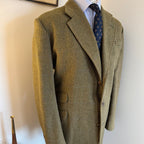 Wells Savile Row Bespoke Tweed Suit 44"L 40"L