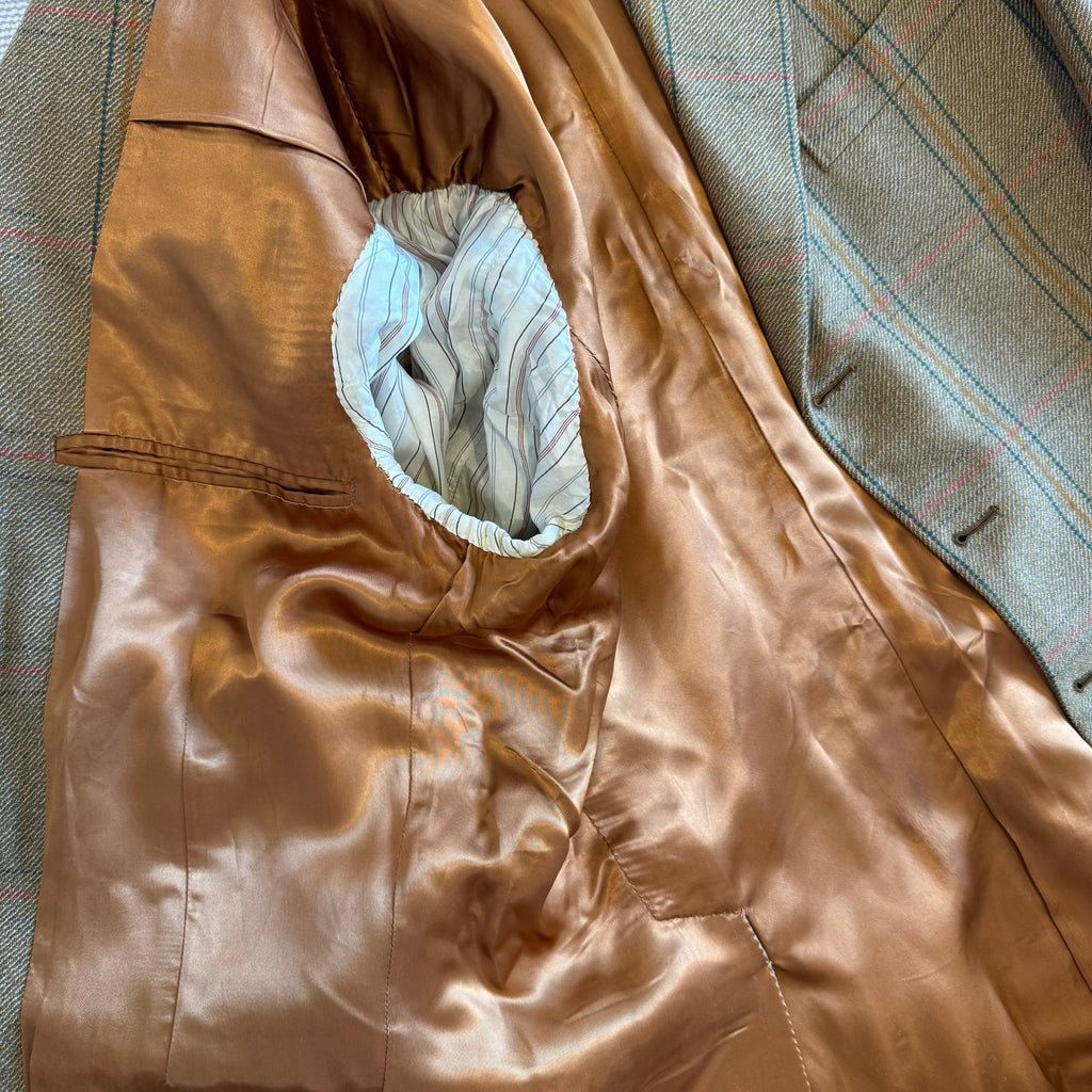 Tom Brown Savile Row Bespoke Tweed Shooting Suit 44”R 36”R