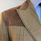 Tom Brown Savile Row Bespoke Tweed Shooting Suit 44”R 36”R