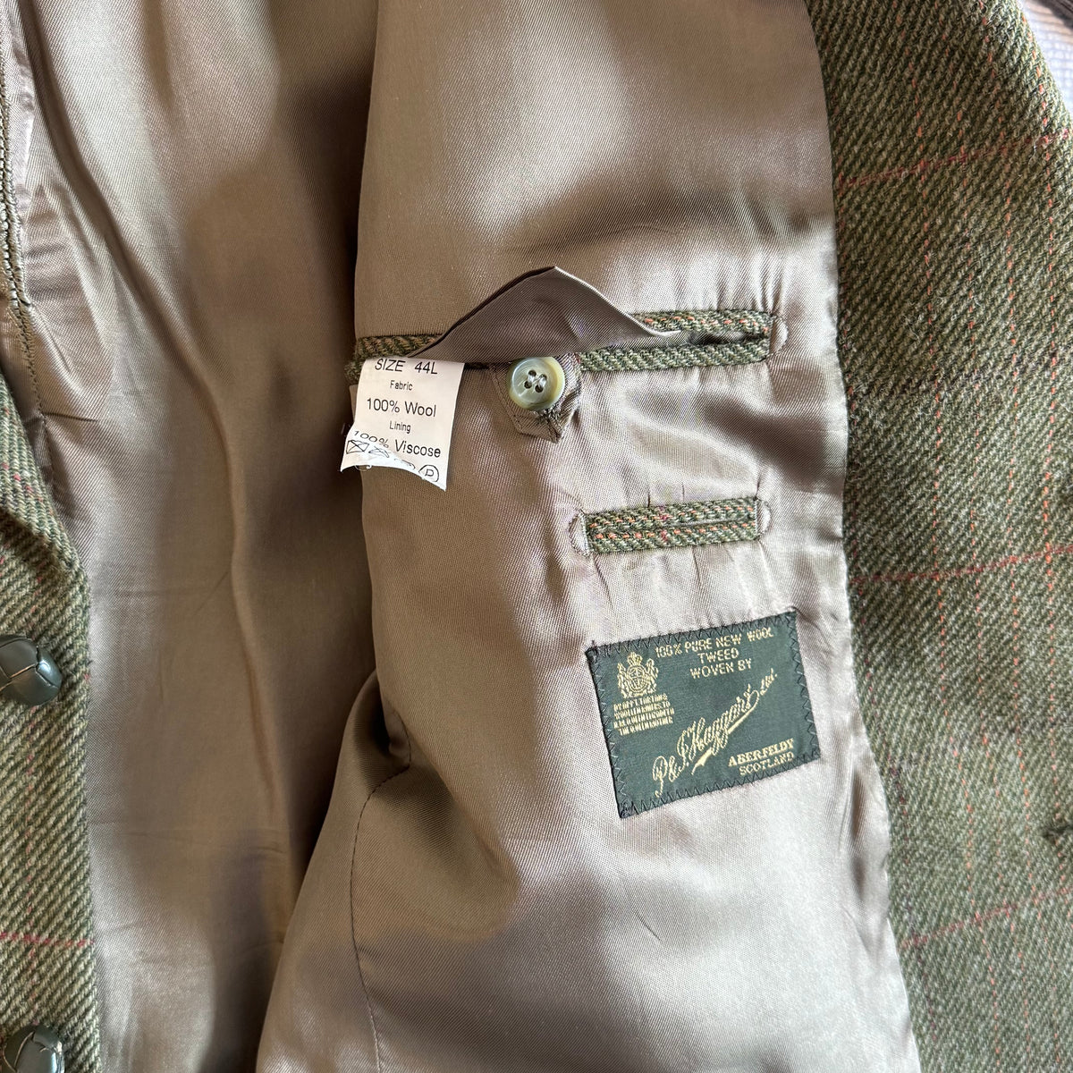 P&J. Haggart of Aberfeldy Tweed Sports Jacket 44”L