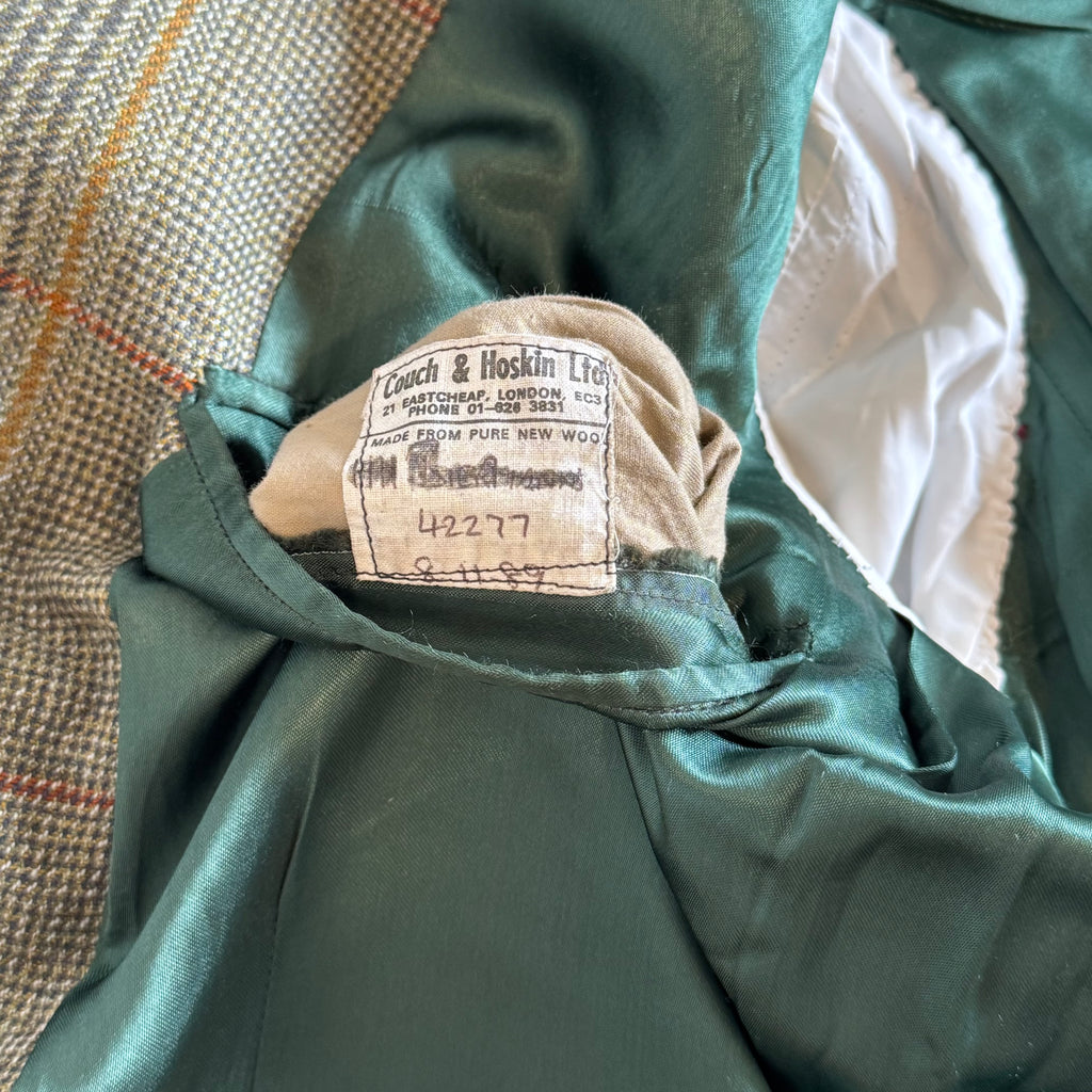 Couch & Hoskin Savile Row Bespoke Russell Tweed Sports Jacket 44”L