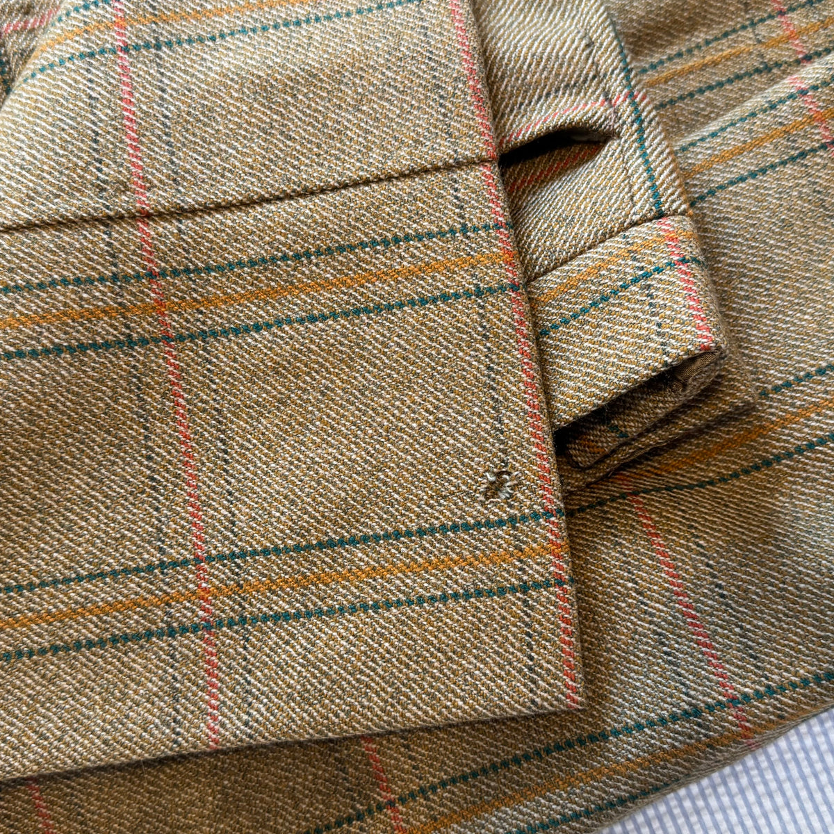 Tom Brown Savile Row Bespoke Tweed Shooting Suit 44”R 36”R