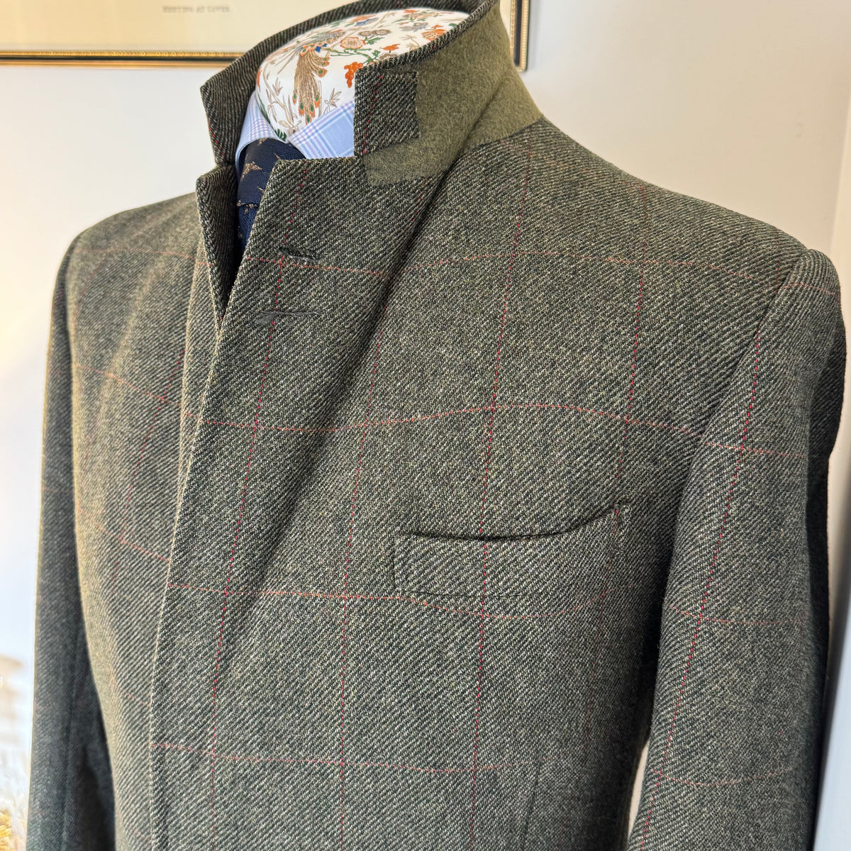 Tom Brown Savile Row Bespoke Tweed Sports Jacket 40”R/L