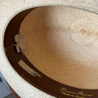 Herbert Johnson Genuine Panama Hat Brown Ribbon 60cm / 7 3/8”