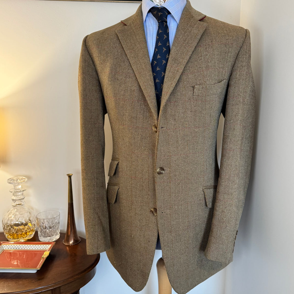 Cordings of Piccadilly Barleycorn Tweed Sports Jacket 42”R