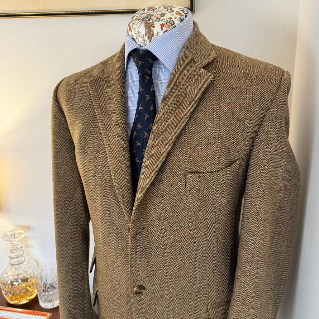 Cordings of Piccadilly Barleycorn Tweed Sports Jacket 42”R