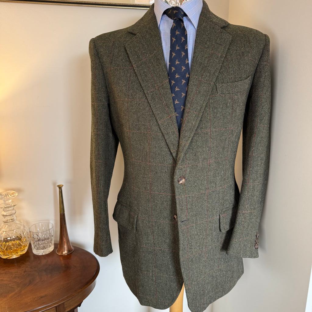 Tom Brown Savile Row Bespoke Tweed Sports Jacket 40”R/L