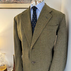 Wells Savile Row Bespoke Tweed Suit 44"L 40"L