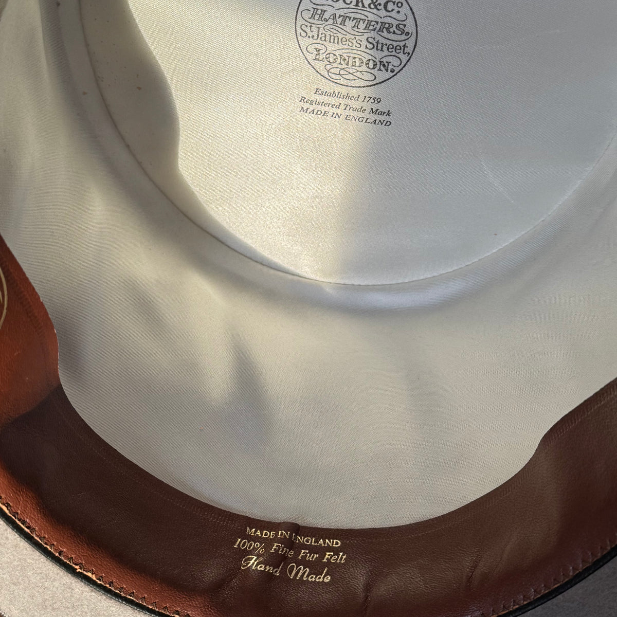 Lock & Co Hatter Ascot Top Hat Fine Fur Felt 63cm / 7 3/4”