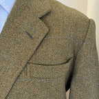 Wells Savile Row Bespoke Tweed Suit 44"L 40"L