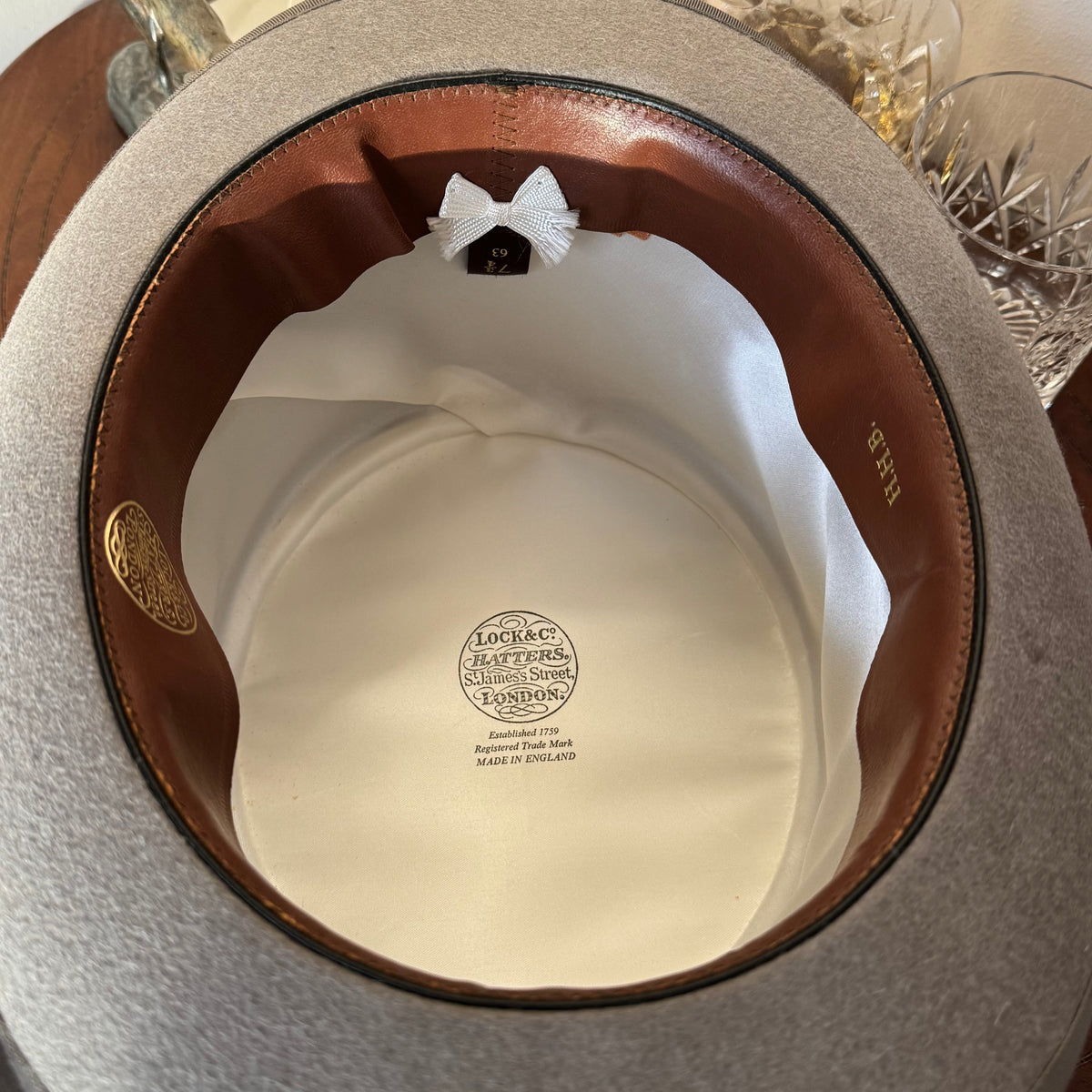 Lock & Co Hatter Ascot Top Hat Fine Fur Felt 63cm / 7 3/4”