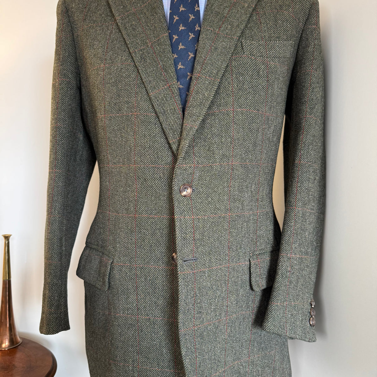 Tom Brown Savile Row Bespoke Tweed Sports Jacket 40”R/L