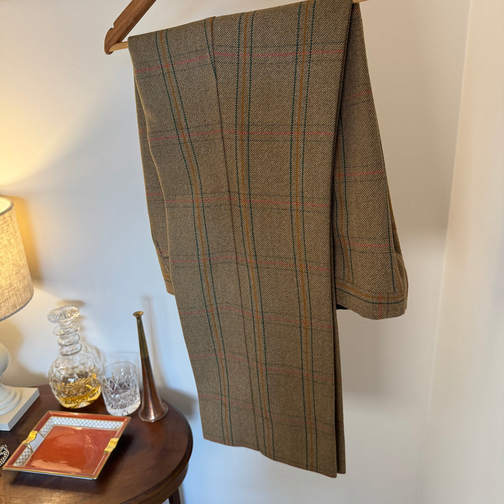 Tom Brown Savile Row Bespoke Tweed Shooting Suit 44”R 36”R