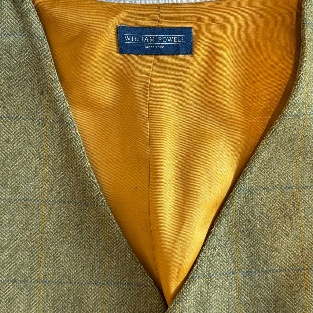 William Powell Lovat Mill Tweed Waistcoat 46”R