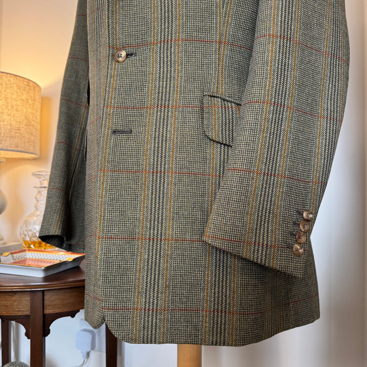 Couch & Hoskin Savile Row Bespoke Russell Tweed Sports Jacket 44”L