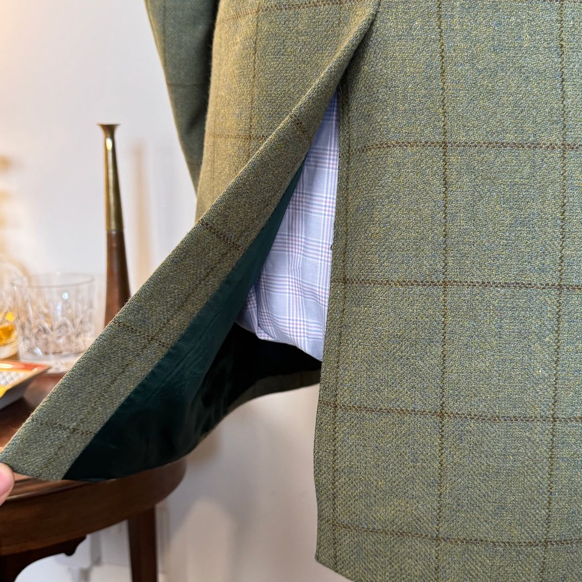 Pakeman Catto & Carter Lovat Windowpane Tweed Sports Jacket 42”R