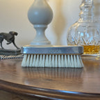 English Pewter Company Polished Pewter Natural Bristle Clothes Brush