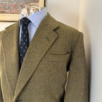 Wells Savile Row Bespoke Tweed Suit 44"L 40"L