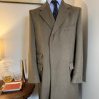 Ede & Ravenscroft Savile Row Fawn Covert Coat 42"R