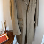 Ede & Ravenscroft Savile Row Fawn Covert Coat 42"R