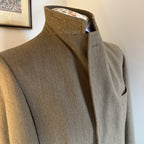 Ede & Ravenscroft Savile Row Fawn Covert Coat 42"R