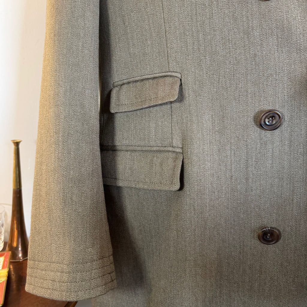 Ede & Ravenscroft Savile Row Fawn Covert Coat 42"R