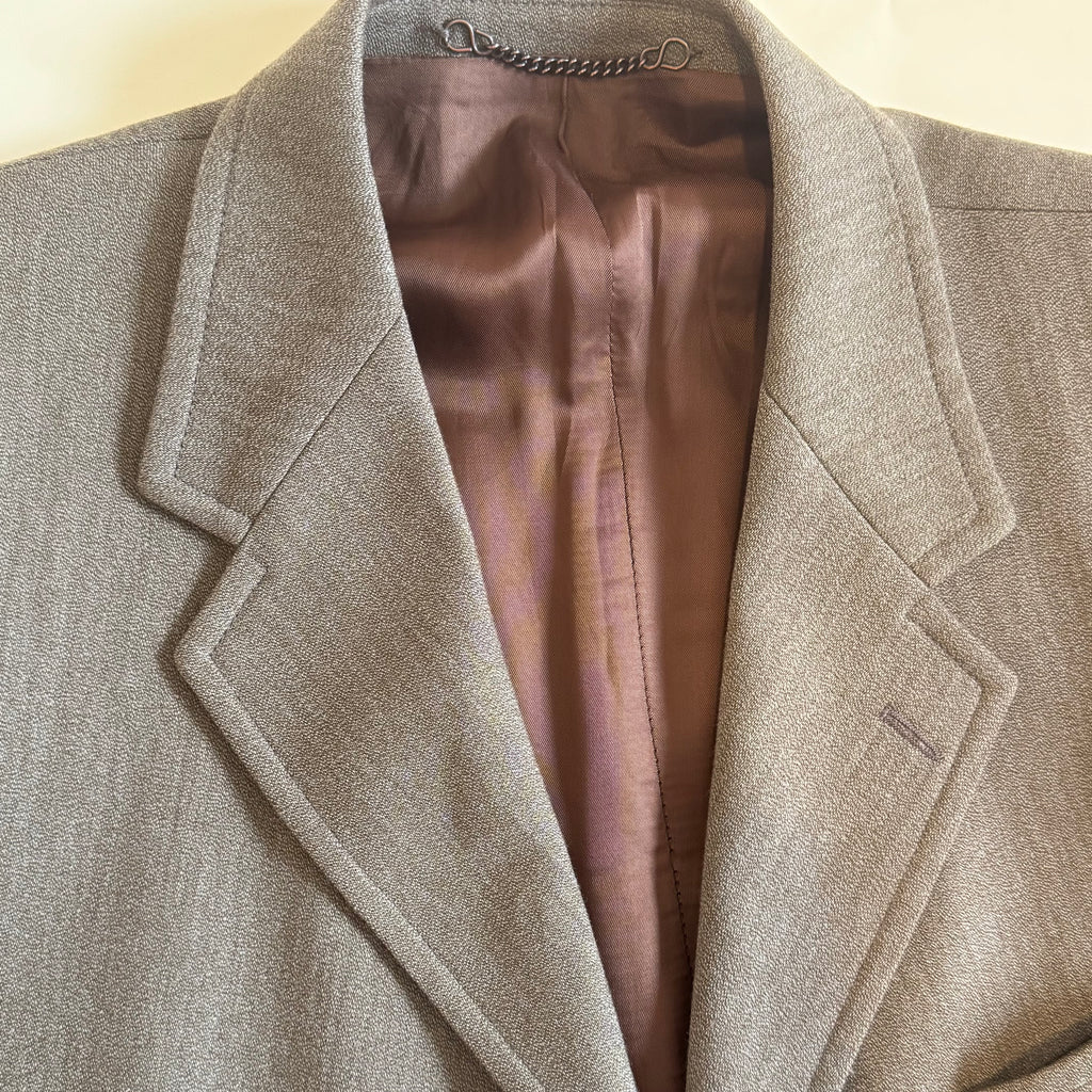 Ede & Ravenscroft Savile Row Fawn Covert Coat 42"R