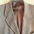 Ede & Ravenscroft Savile Row Fawn Covert Coat 42"R