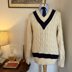 Luke Eyres 100% Pure Wool Cricket Jumper Large