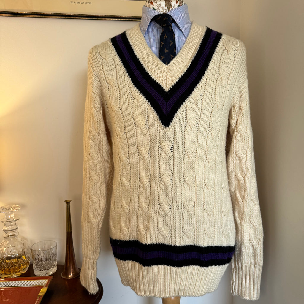 Luke Eyres 100% Pure Wool Cricket Jumper Large