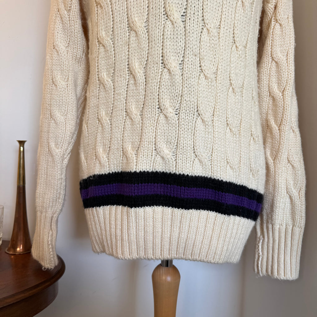 Luke Eyres 100% Pure Wool Cricket Jumper Large