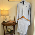 Turnbull & Asser Micro Check Blue and Navy Pyjamas XL / 44"