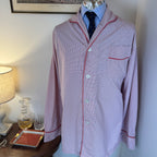 Turnbull & Asser Red Micro Check Pyjamas XL / 44"